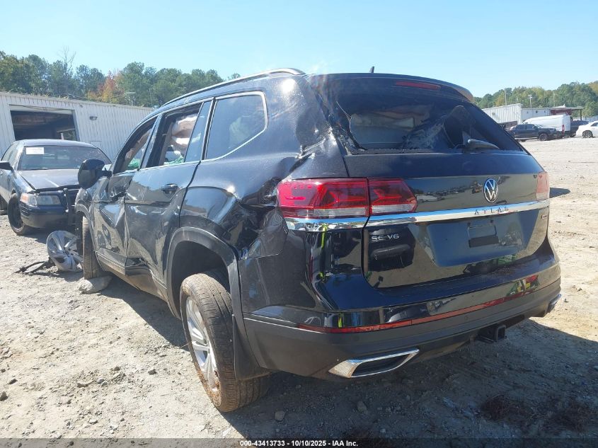 2022 VOLKSWAGEN ATLAS 3.6L V6 SE W/TECHNOLOGY 1V2HR2CA4NC540061