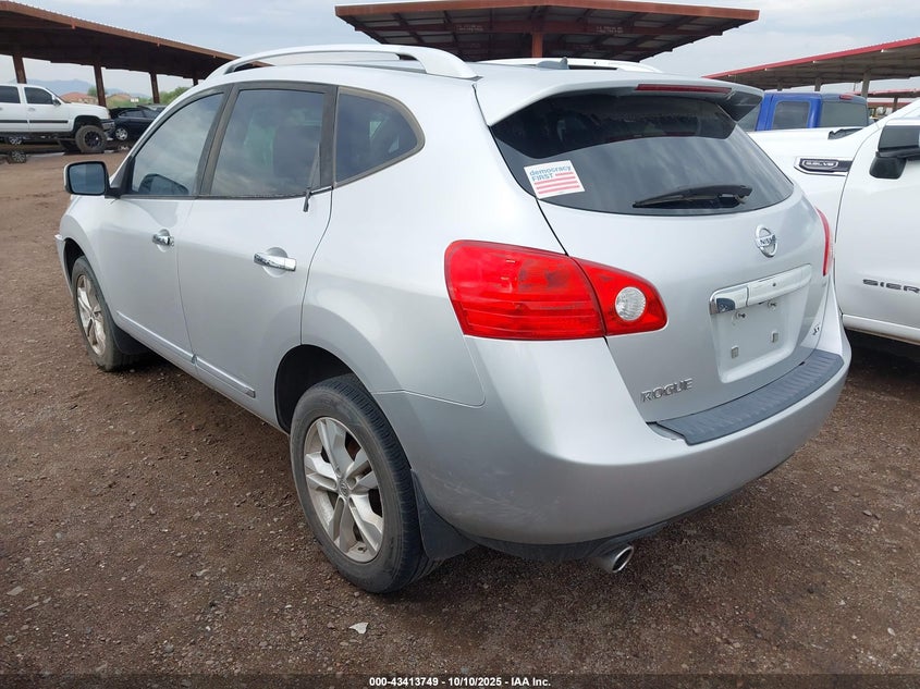 2013 Nissan Rogue Sv silver other gasoline JN8AS5MT9DW500469 photo #4
