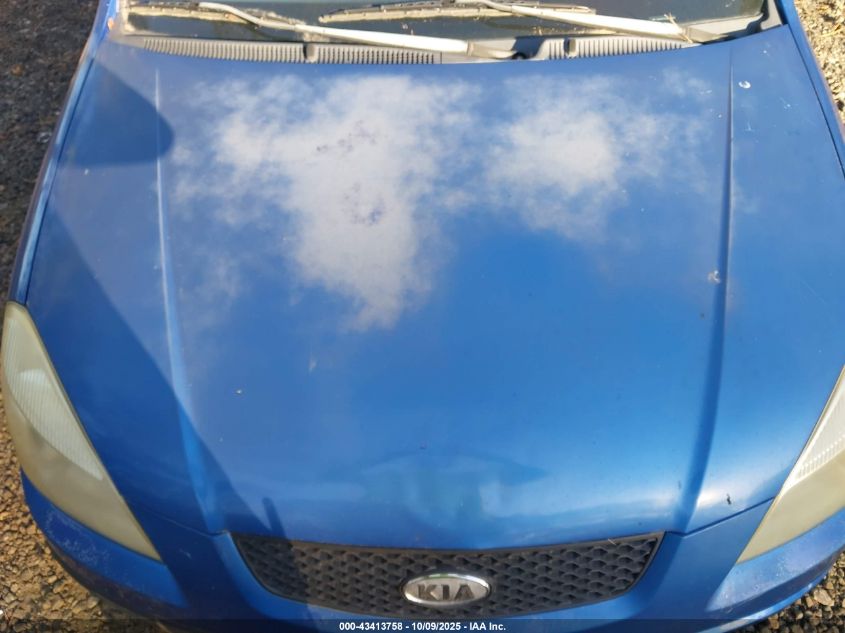 2008 Kia Rio Lx VIN: KNADE123486319813 Lot: 43413758