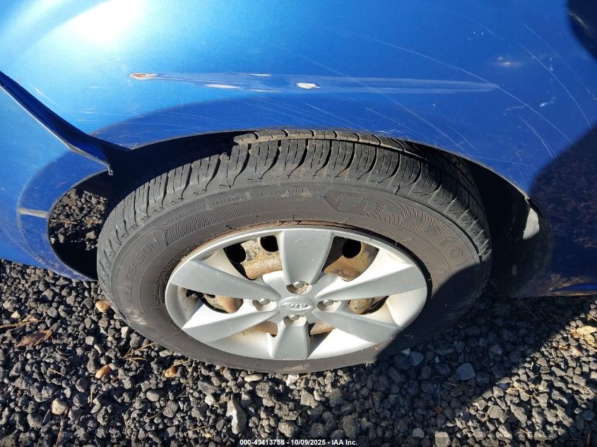 2008 Kia Rio Lx VIN: KNADE123486319813 Lot: 43413758