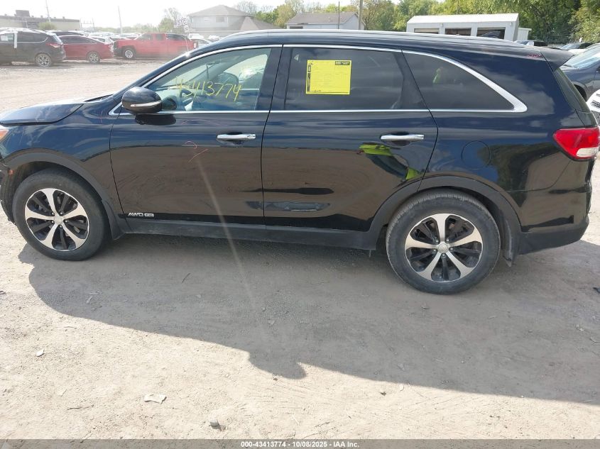 2016 Kia Sorento 3.3L Ex VIN: 5XYPHDA58GG142044 Lot: 43413774
