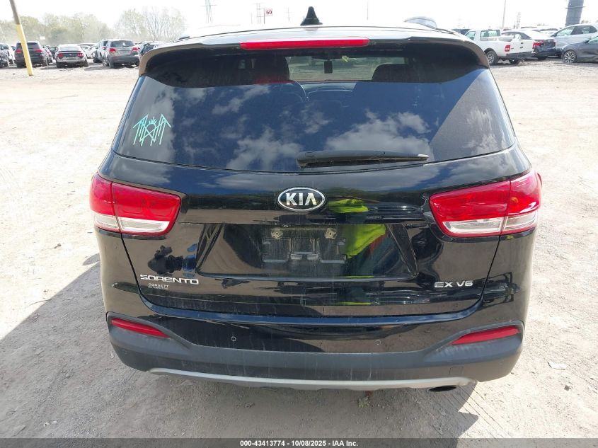 2016 Kia Sorento 3.3L Ex VIN: 5XYPHDA58GG142044 Lot: 43413774