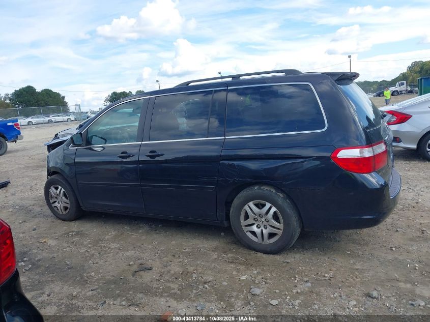 2005 Honda Odyssey Ex-L VIN: 5FNRL38625B014483 Lot: 43413784