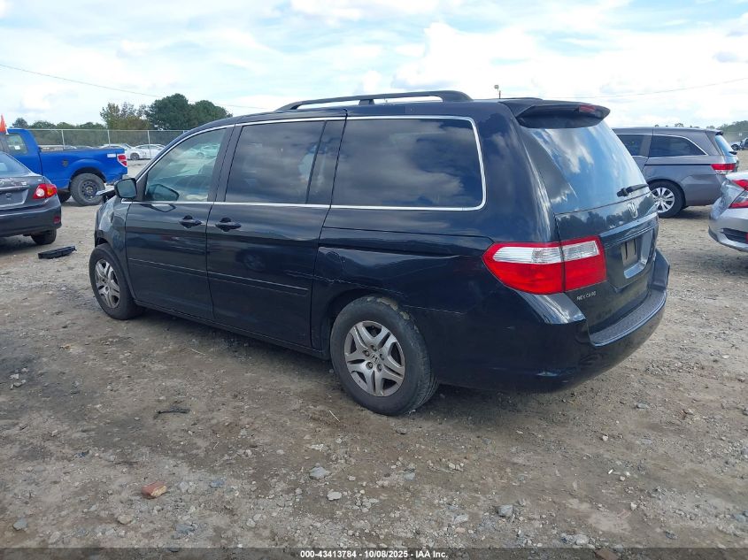 2005 Honda Odyssey Ex-L VIN: 5FNRL38625B014483 Lot: 43413784