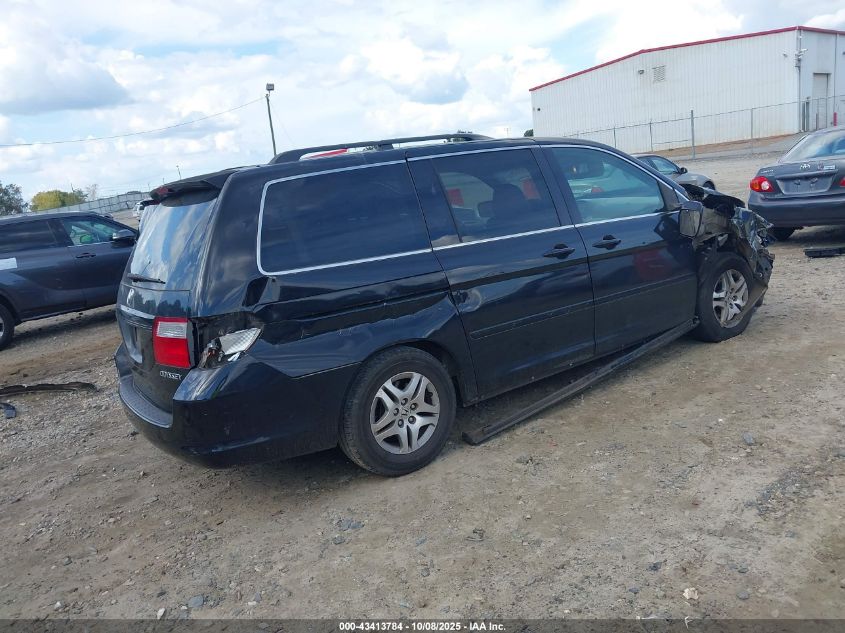 2005 Honda Odyssey Ex-L VIN: 5FNRL38625B014483 Lot: 43413784