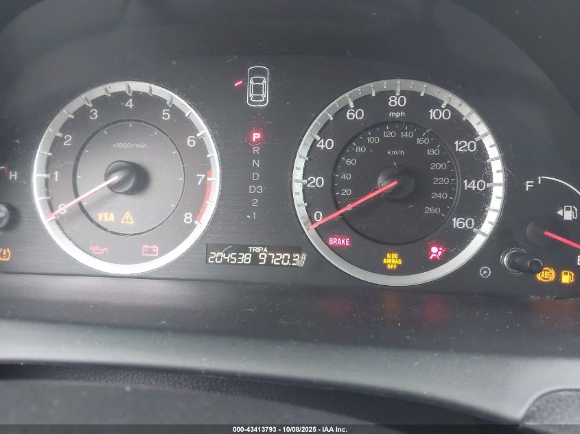 2008 Honda Accord 3.5 Ex VIN: 1HGCP36748A011086 Lot: 43413793