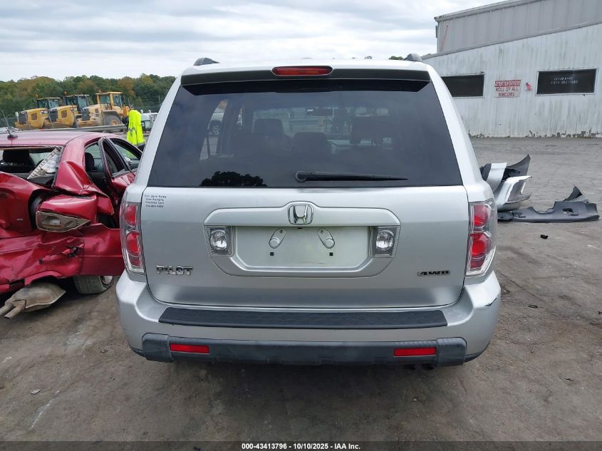 2006 Honda Pilot Ex VIN: 5FNYF18546B023637 Lot: 43413796