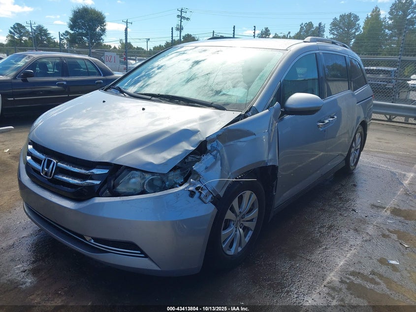 2016 Honda Odyssey Ex silver van gasoline 5FNRL5H45GB122495 photo #3