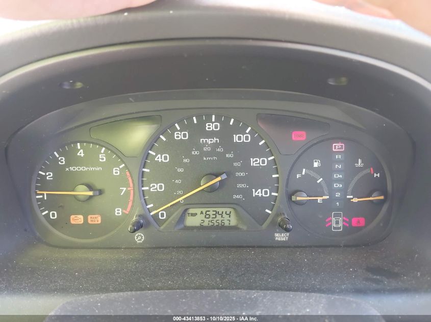 1999 Honda Accord Ex V6 VIN: 1HGCG1650XA019073 Lot: 43413853