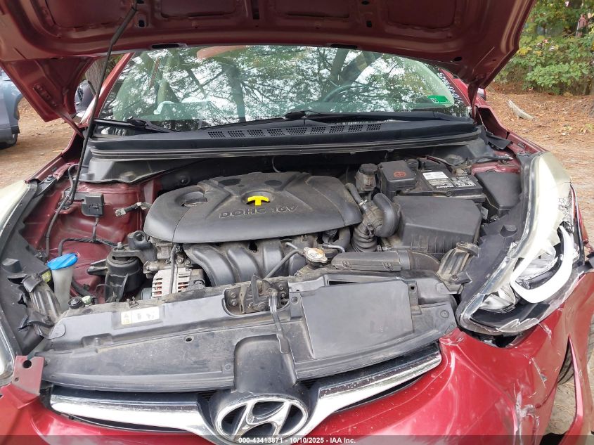 2016 Hyundai Elantra Se VIN: 5NPDH4AEXGH786379 Lot: 43413871