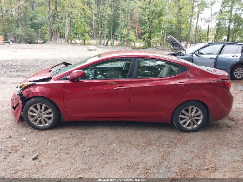 2016 Hyundai Elantra Se VIN: 5NPDH4AEXGH786379 Lot: 43413871