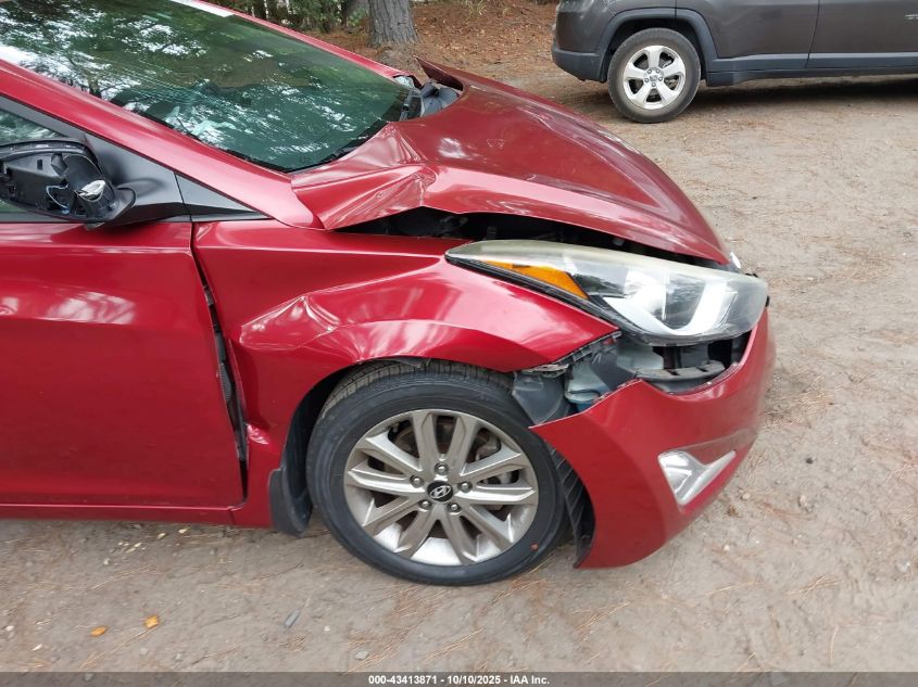 2016 Hyundai Elantra Se VIN: 5NPDH4AEXGH786379 Lot: 43413871