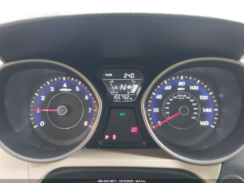 2016 Hyundai Elantra Se VIN: 5NPDH4AEXGH786379 Lot: 43413871