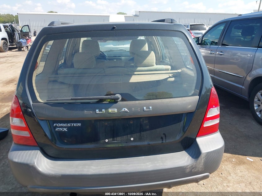 2005 Subaru Forester 2.5X VIN: JF1SG636X5H722758 Lot: 43413901