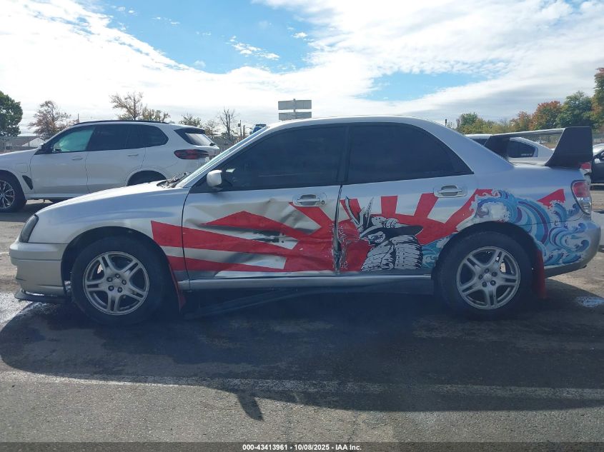 2004 Subaru Impreza 2.5Rs VIN: JF1GD67594G522510 Lot: 43413961