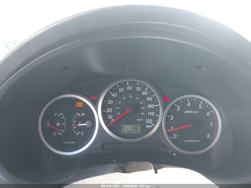 2004 Subaru Impreza 2.5Rs VIN: JF1GD67594G522510 Lot: 43413961