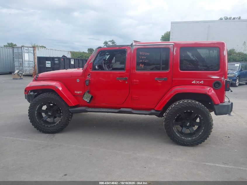 2015 Jeep Wrangler Unlimited Sahara VIN: 1C4HJWEG2FL545326 Lot: 43414042