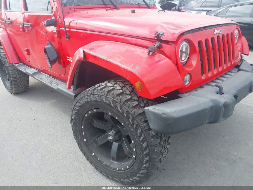 2015 Jeep Wrangler Unlimited Sahara VIN: 1C4HJWEG2FL545326 Lot: 43414042