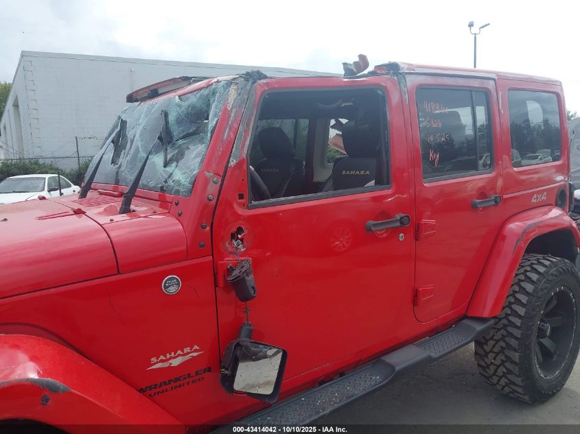 2015 Jeep Wrangler Unlimited Sahara VIN: 1C4HJWEG2FL545326 Lot: 43414042