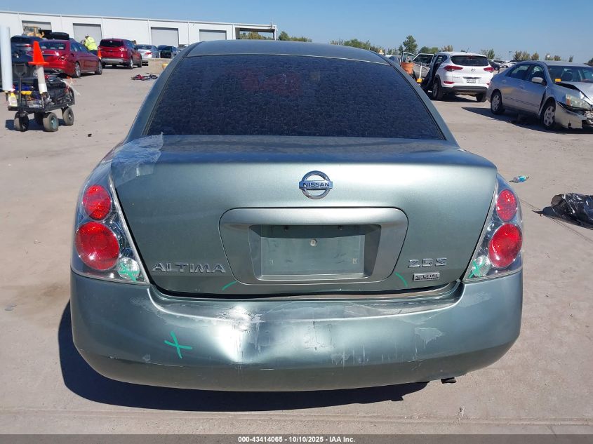 2006 Nissan Altima 2.5 S VIN: 1N4AL11D86C165178 Lot: 43414065