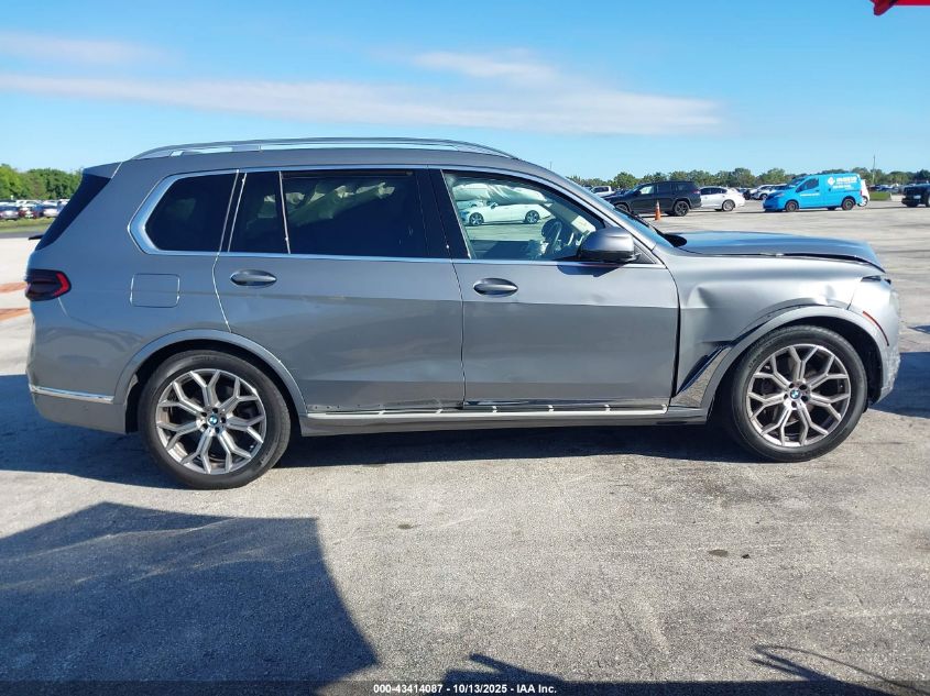 2025 BMW X7 xDrive40I VIN: 5UX23EM02S9X96044 Lot: 43414087