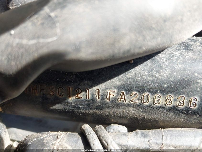 1985 Honda Vf1100 C VIN: 1HFSC1211FA206836 Lot: 43414095