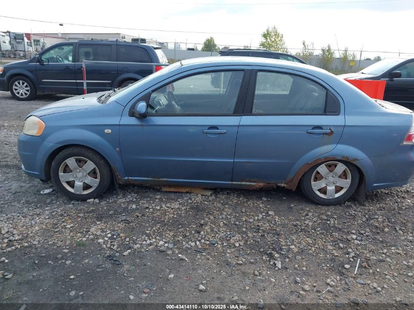 2008 Chevrolet Aveo Ls VIN: KL1TD56608B092177 Lot: 43414110