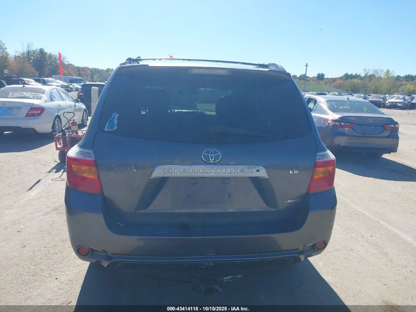 2008 Toyota Highlander Limited VIN: JTEES42A982047262 Lot: 43414118