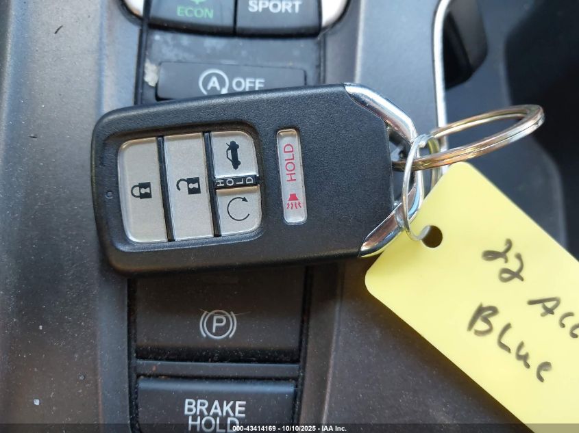 2022 Honda Accord Sport Special Edition VIN: 1HGCV1F47NA063484 Lot: 43414169