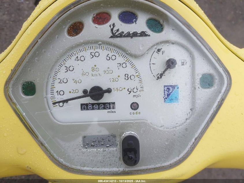 2007 Vespa Lx 150 VIN: ZAPM448F975012200 Lot: 43414213