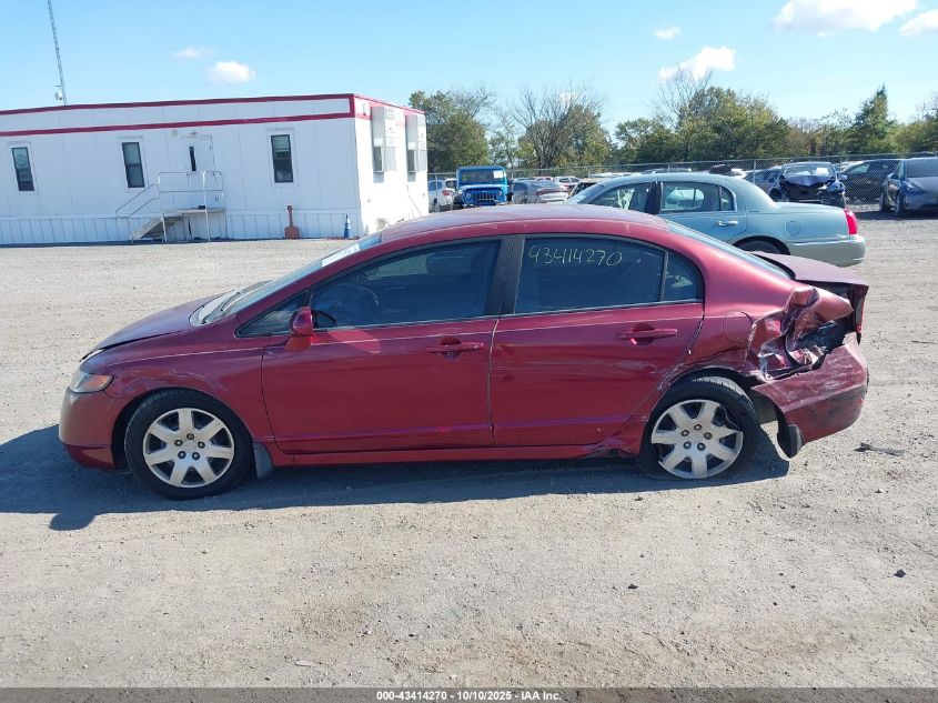 2008 Honda Civic Lx VIN: 1HGFA165X8L089958 Lot: 43414270