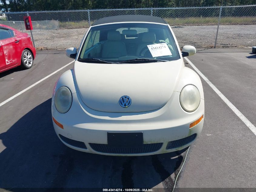 2007 Volkswagen New Beetle 2.5 VIN: 3VWRF31Y87M422887 Lot: 43414274
