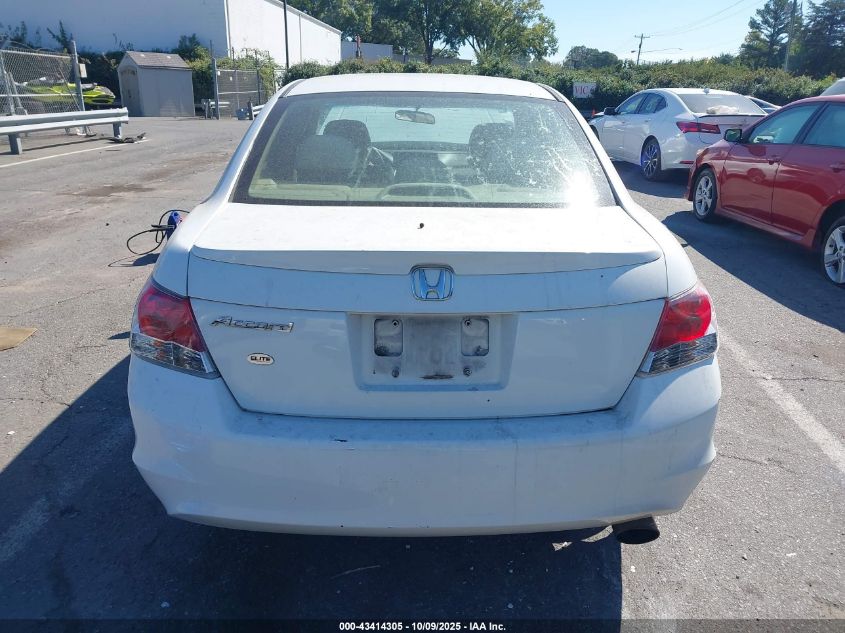 2008 Honda Accord 2.4 Lx-P VIN: 1HGCP264X8A131880 Lot: 43414305