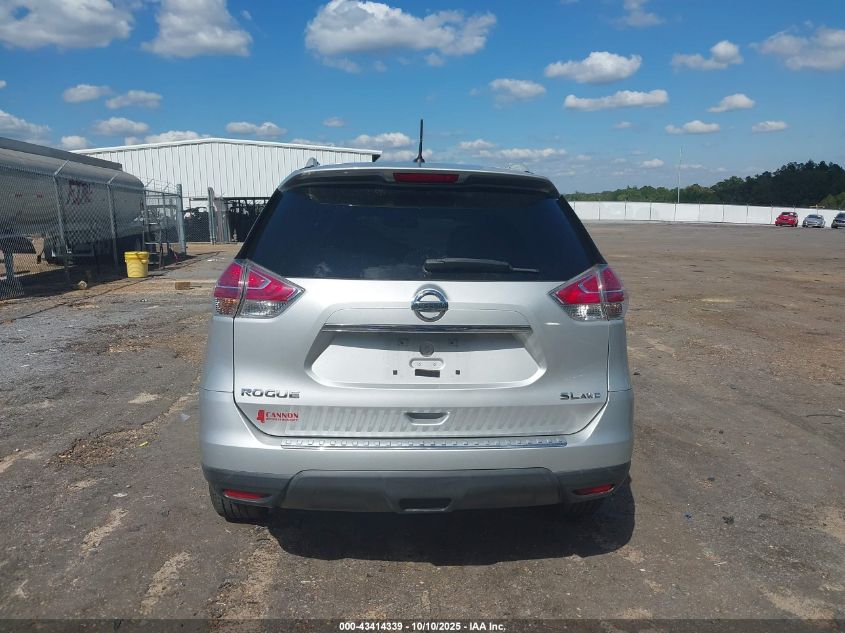 2016 Nissan Rogue Sl VIN: 5N1AT2MV9GC843664 Lot: 43414339