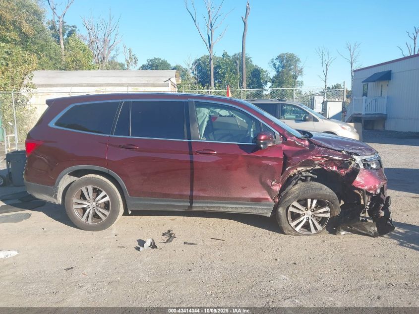 2018 Honda Pilot Ex VIN: 5FNYF6H32JB053658 Lot: 43414344
