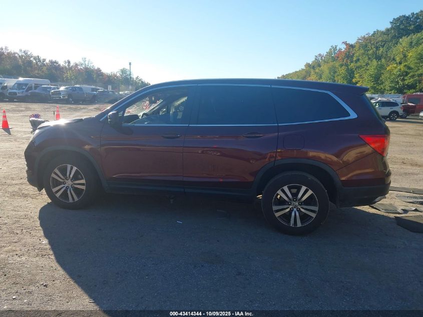 2018 Honda Pilot Ex VIN: 5FNYF6H32JB053658 Lot: 43414344