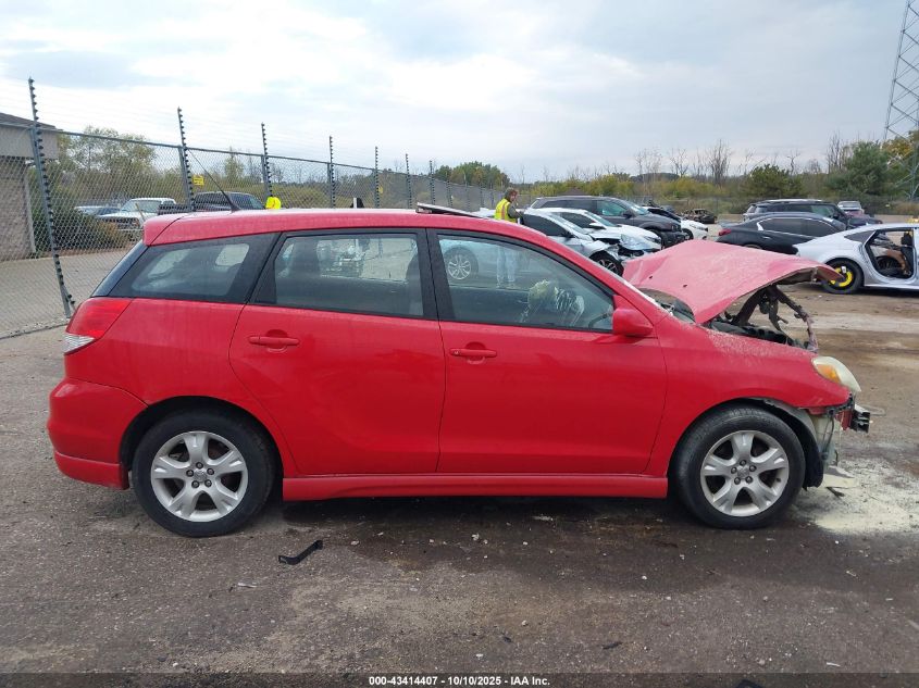 2004 Toyota Matrix Xr VIN: 2T1KR32E84C185516 Lot: 43414407