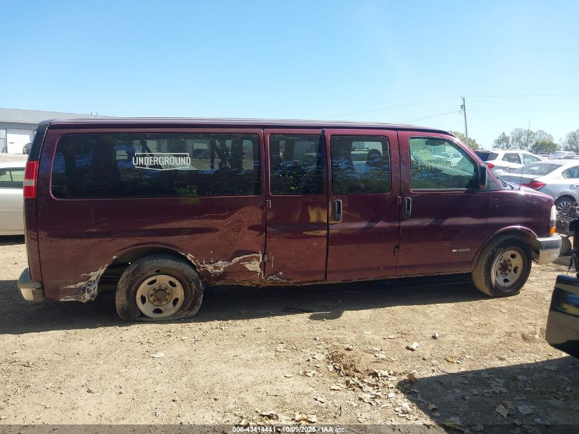 2003 Chevrolet Express VIN: 1GAHG39U931148404 Lot: 43414441