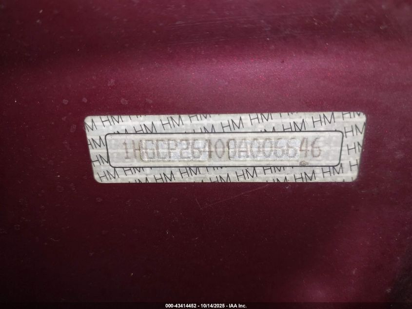 2009 Honda Accord 2.4 Lx-P VIN: 1HGCP26409A006646 Lot: 43414452