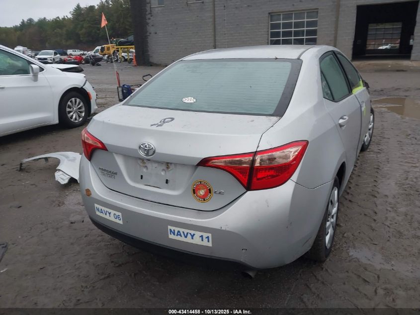 2017 Toyota Corolla Le VIN: 2T1BURHE2HC908694 Lot: 43414458