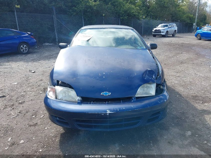 2001 Chevrolet Cavalier VIN: 1G1JC124217189026 Lot: 43414510