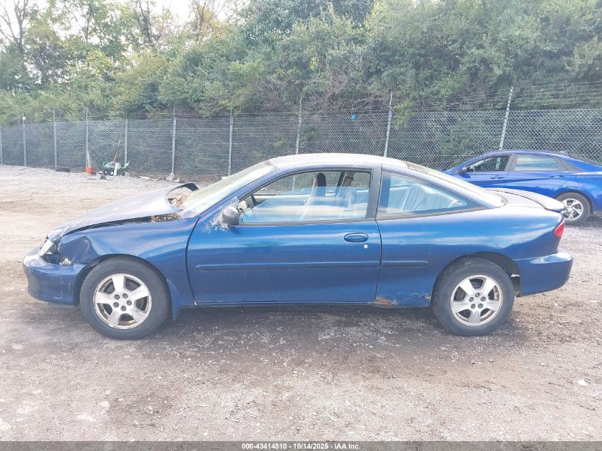 2001 Chevrolet Cavalier VIN: 1G1JC124217189026 Lot: 43414510