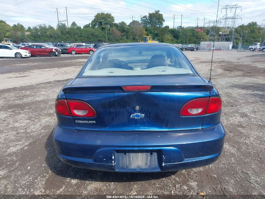 2001 Chevrolet Cavalier VIN: 1G1JC124217189026 Lot: 43414510