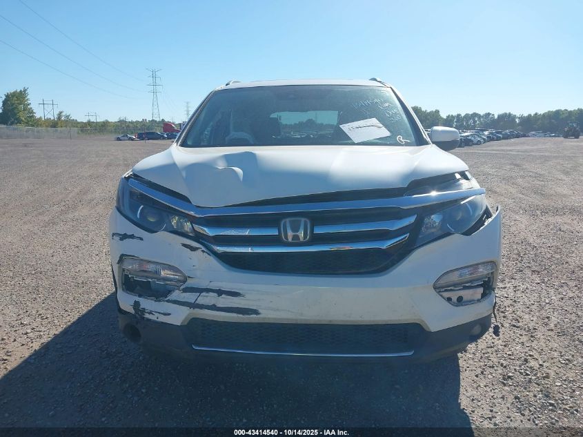 2018 Honda Pilot Touring VIN: 5FNYF5H98JB015527 Lot: 43414540