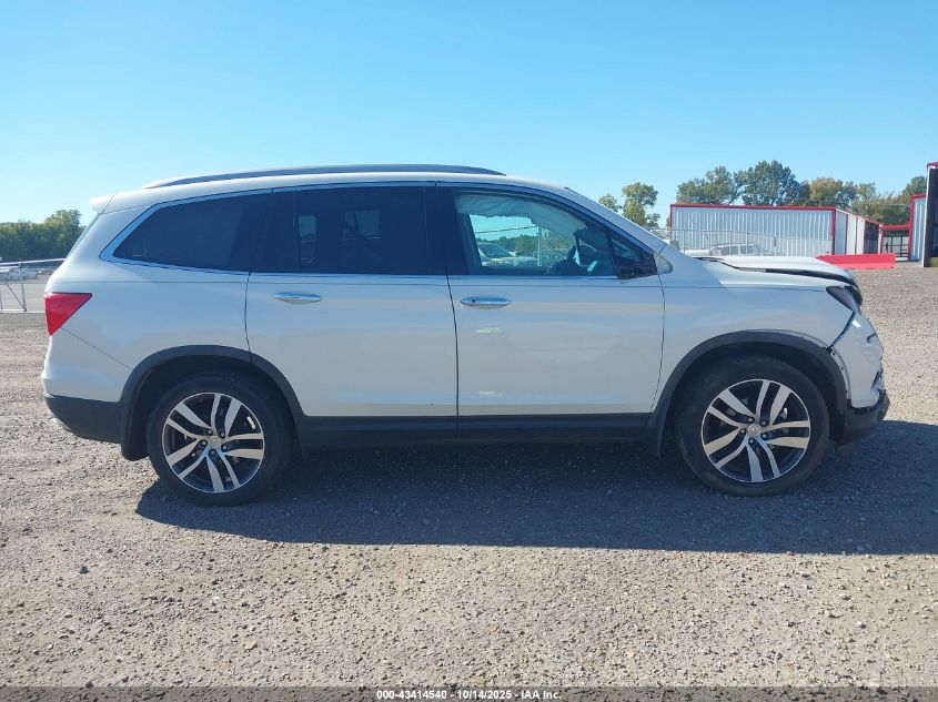 2018 Honda Pilot Touring VIN: 5FNYF5H98JB015527 Lot: 43414540