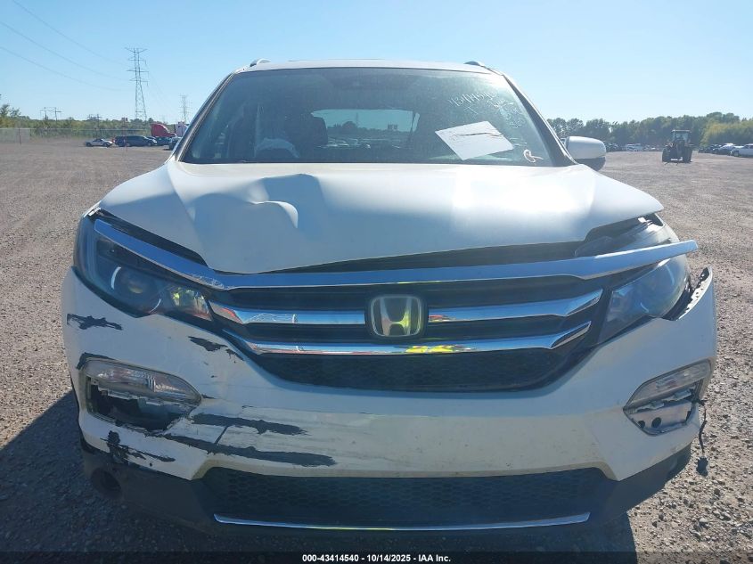 2018 Honda Pilot Touring VIN: 5FNYF5H98JB015527 Lot: 43414540