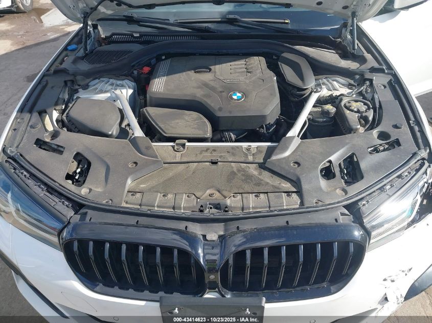 2021 BMW 530I xDrive VIN: WBA13BJ03MWX09107 Lot: 43414623