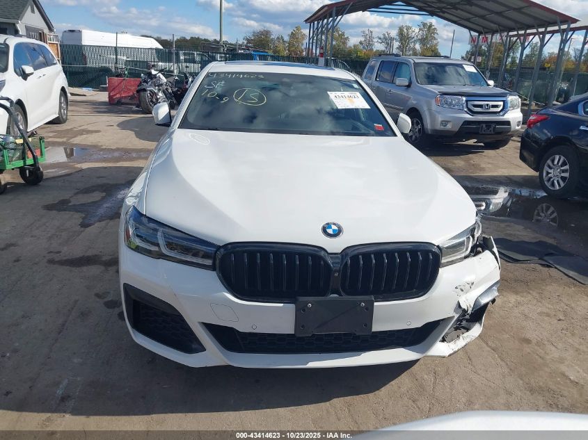 2021 BMW 530I xDrive VIN: WBA13BJ03MWX09107 Lot: 43414623