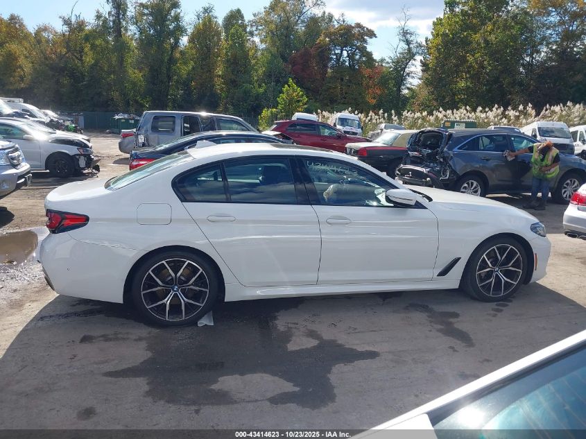 2021 BMW 530I xDrive VIN: WBA13BJ03MWX09107 Lot: 43414623
