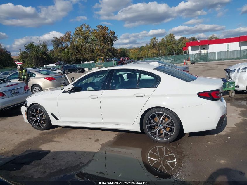 2021 BMW 530I xDrive VIN: WBA13BJ03MWX09107 Lot: 43414623